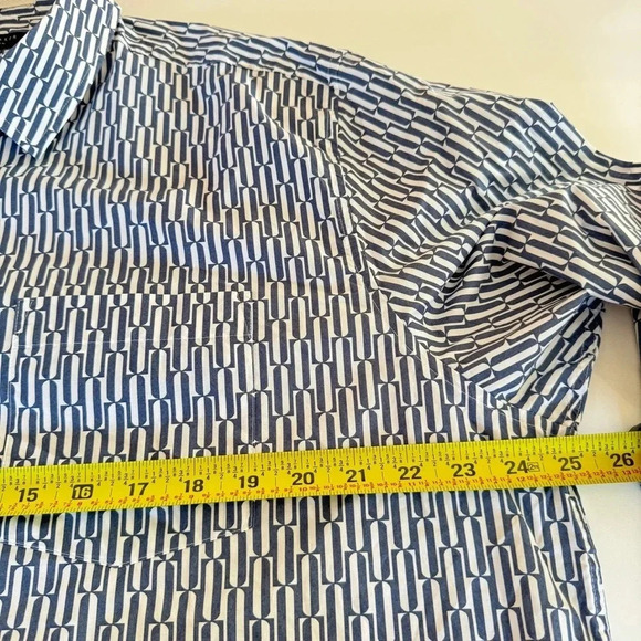 Ted Baker Shirt || Men’s Ruskin Long Sleeve Retro Sleeve Size 6 XXL - Picture 8 of 13